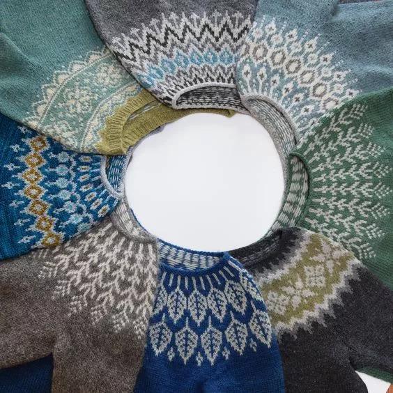 很美的提花毛衣四款附图解,一些漂亮的提花毛衣花样推荐