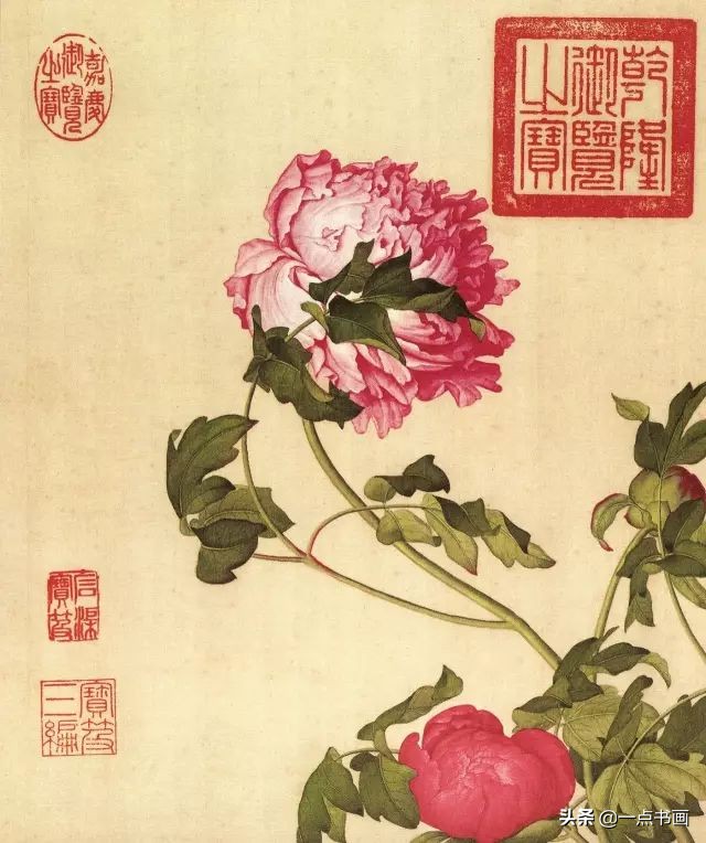 清代山水花鸟画家名单,清代画家朱耷的花鸟画画得很简练