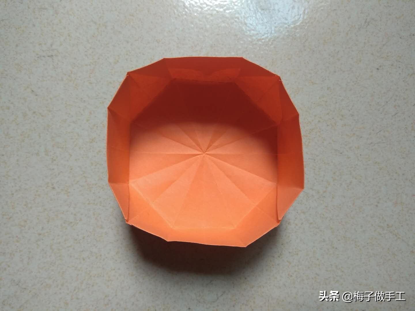 手工纸碗折纸制作,折纸碗最简单的折法