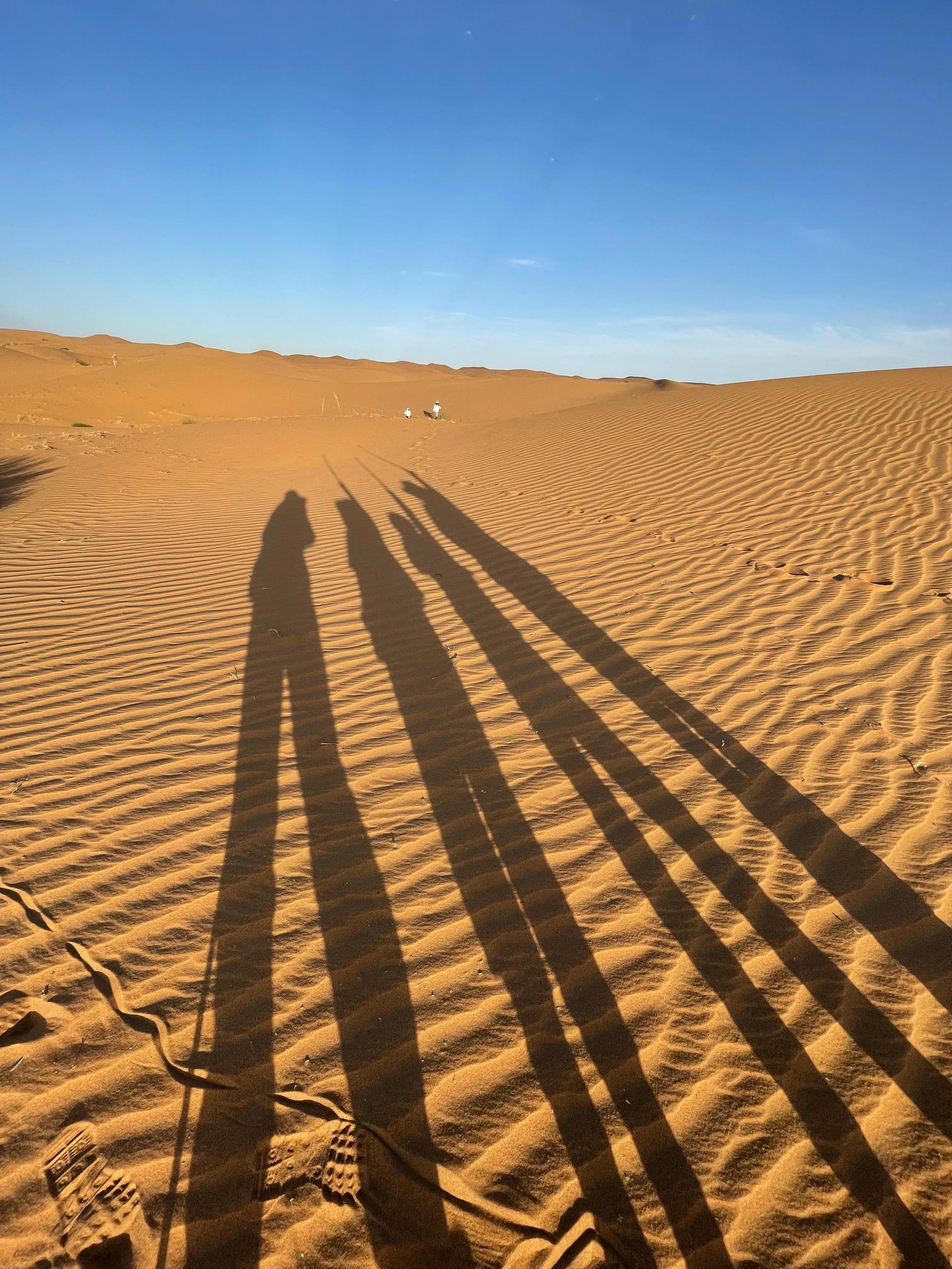 为我们的沙漠徒步画上圆满的句号