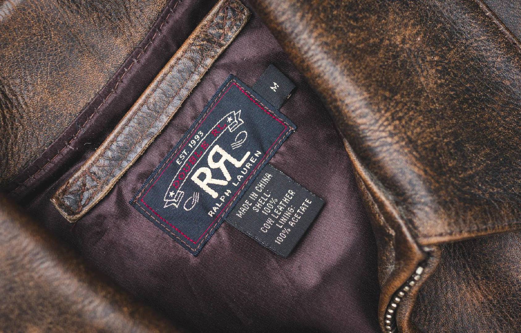 男小牛皮翻毛皮复古做旧皮衣,牛皮复古做旧皮衣男中长款