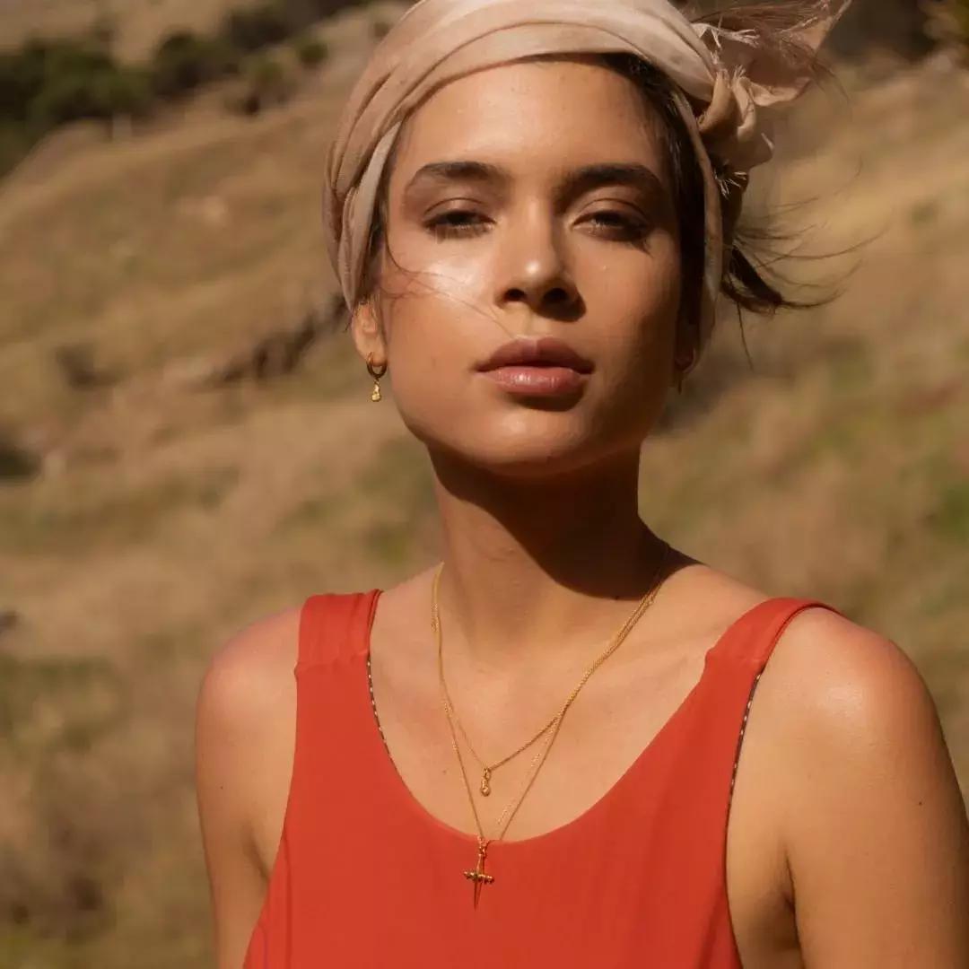 娜扎脖子戴什么,娜扎葫芦项链