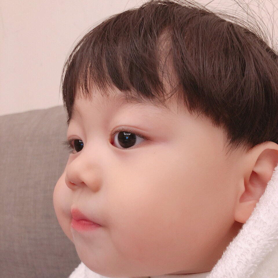 萌娃可爱头像一男一女,手绘萌娃最新头像男孩