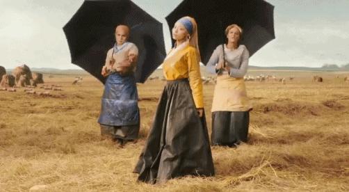 张靓颖世界名画特效,张靓颖mv世界名画获奖分析