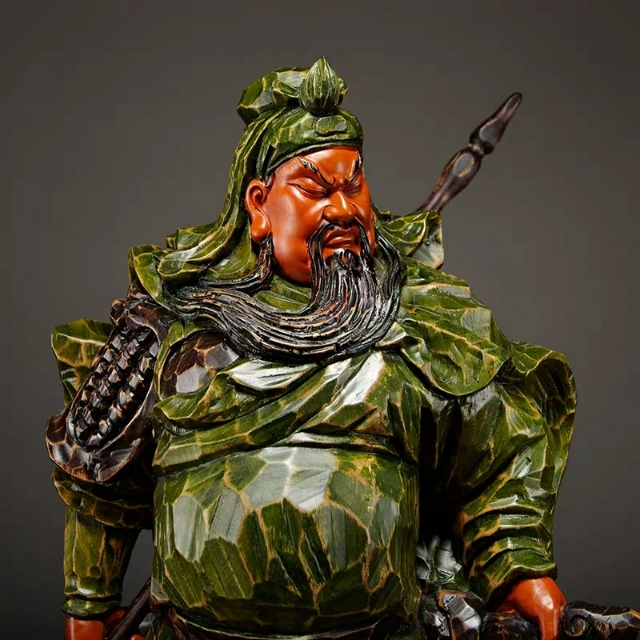 木雕师麾下的武圣《关羽》睁眼可吓退百万大军