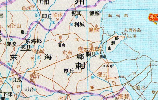 连云港地图区域划分,江苏连云港地图全图