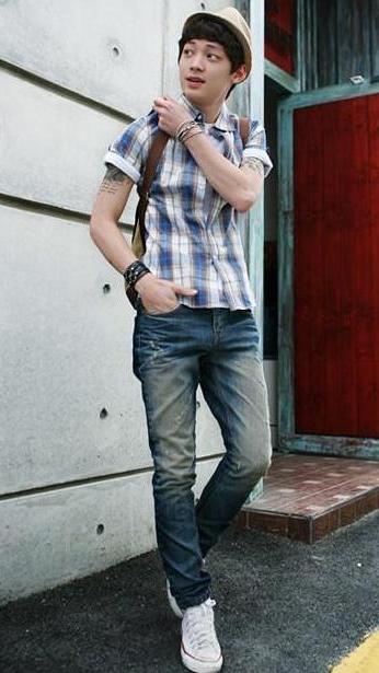 男款黑高帮帆布鞋穿搭,2019回头率高的帆布鞋