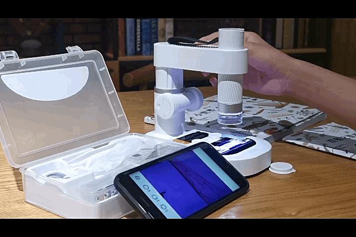 当当狸智能显微镜m2开箱,趣味儿童科学探索显微镜