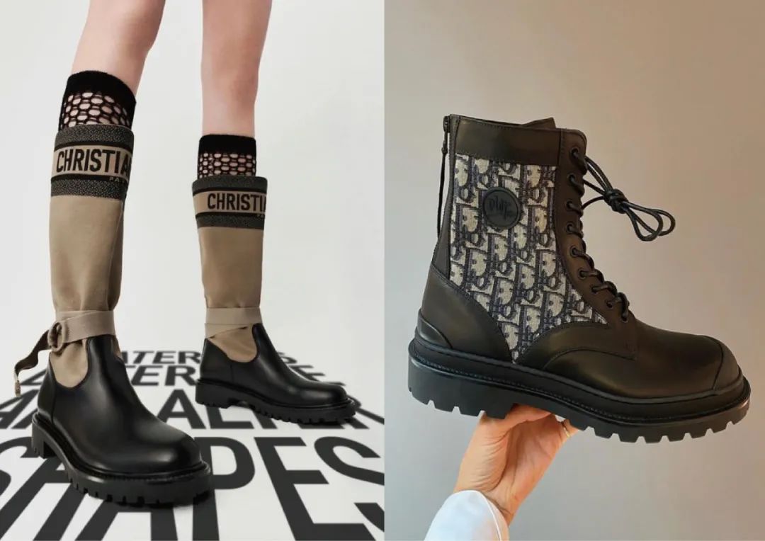 杨幂欧阳娜娜冬天穿搭,杨幂同款矮帮马丁靴