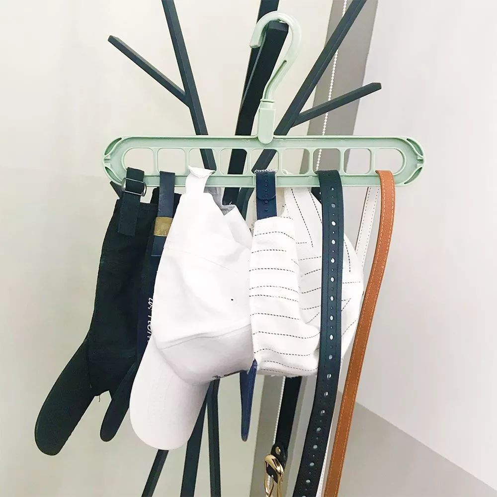 魔术衣架1个顶8个可重复使用,多功能魔术衣架轻松收纳家庭必备