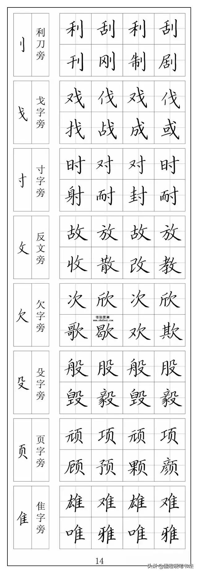 硬笔行书入门字帖推荐,初学硬笔书法字帖推荐书目
