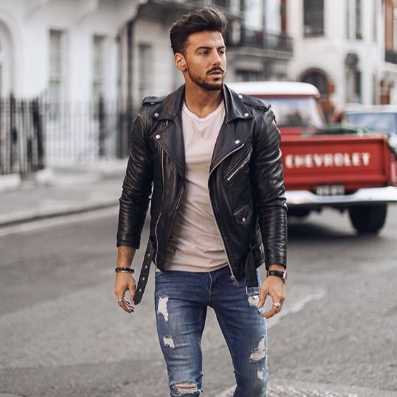 皮毛一体皮衣和羽绒服哪个更保暖,冬季穿搭男保暖又好看羽绒服