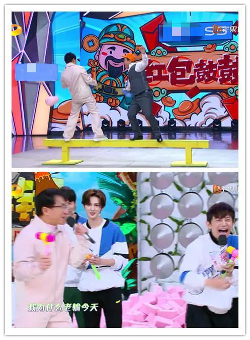 何炅玩游戏不守规则,何炅和成龙的节目