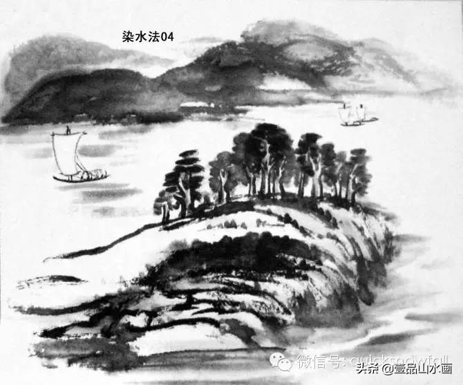 山水画教程水粉画,山水画教程水墨山水画