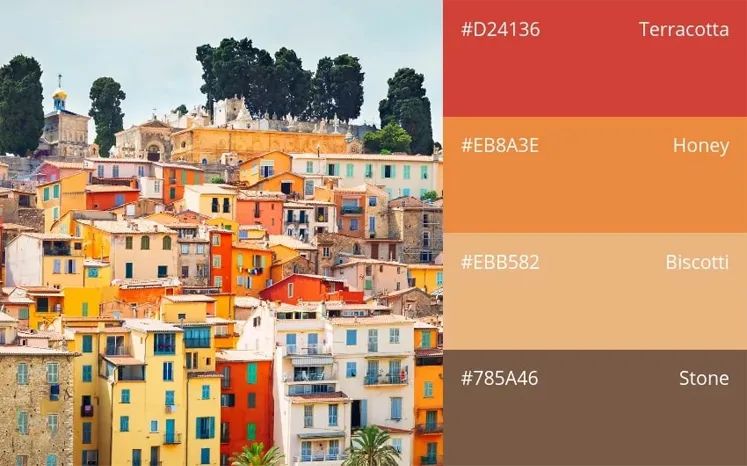 100种颜色组合及如何应用（三、旅行篇）