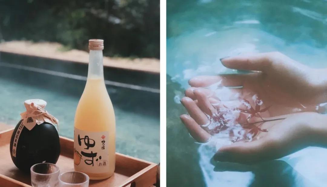 露天温泉小院精品,一房一厅庭院私家温泉