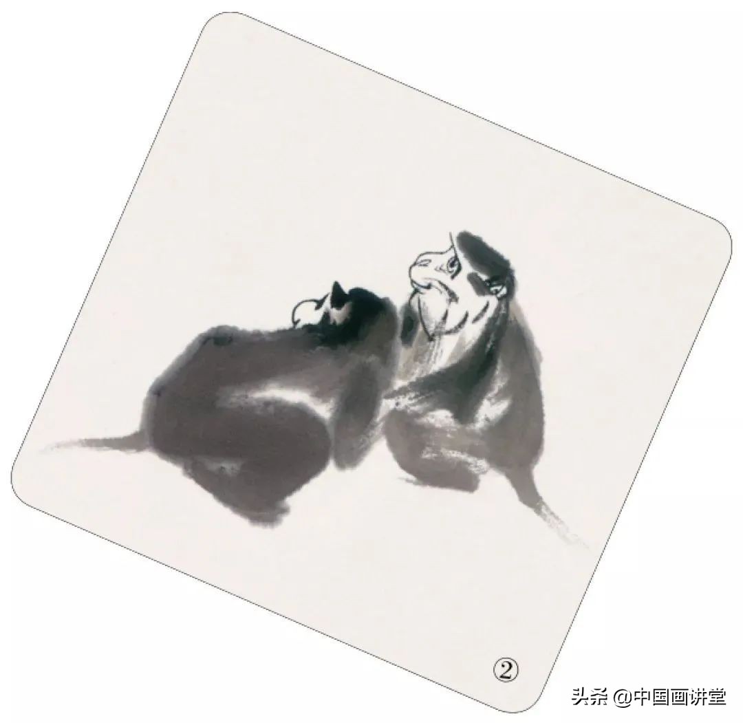 国画猴子入门教学,国画猴子简单的画法
