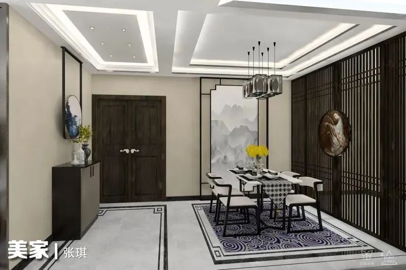 好看的客餐厅效果图,60平方客餐厅一体装修效果图大全