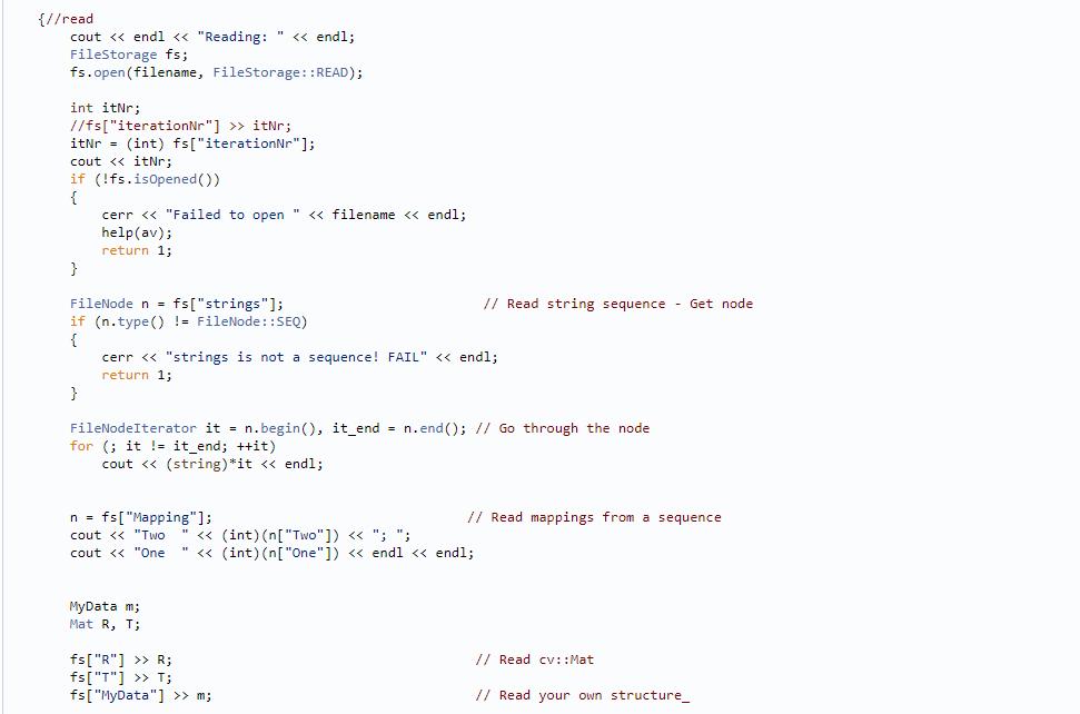 opencv如何输出一个变量,opencv读取xml文件