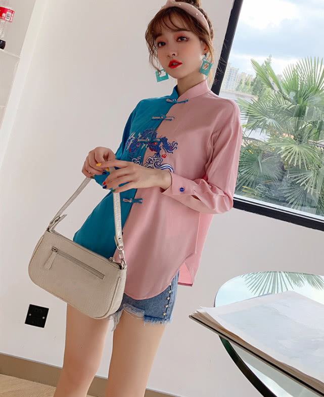 日常复古风唐装,唐装中国风女装时髦