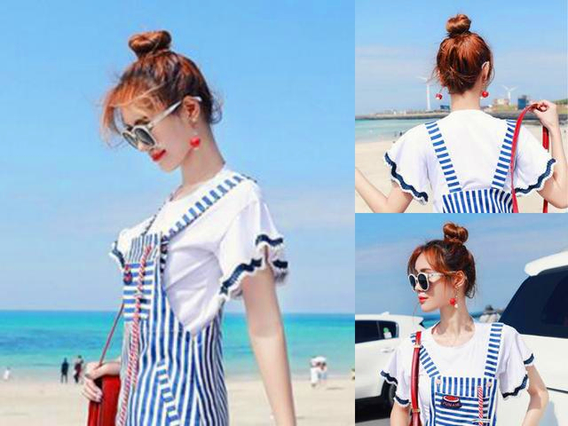 3种洋气减龄显脸小的扎发教程,夏天显脸小又凉快的扎发简单