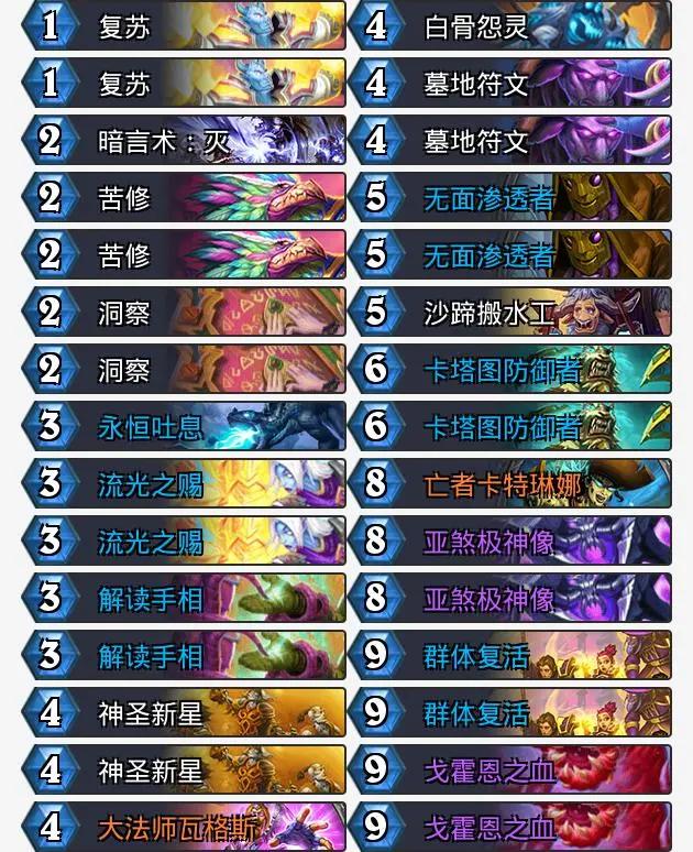 炉石传说酒馆最新版本卡组推荐,炉石传说标准法师套牌组合推荐