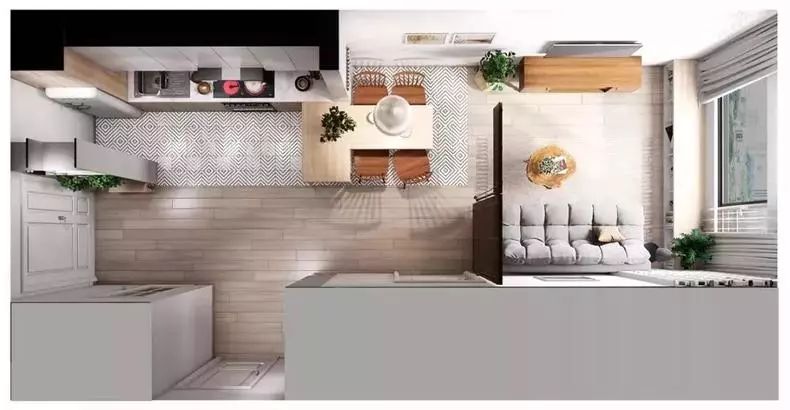 100种客厅设计,客厅餐厅一体餐厅设计风格