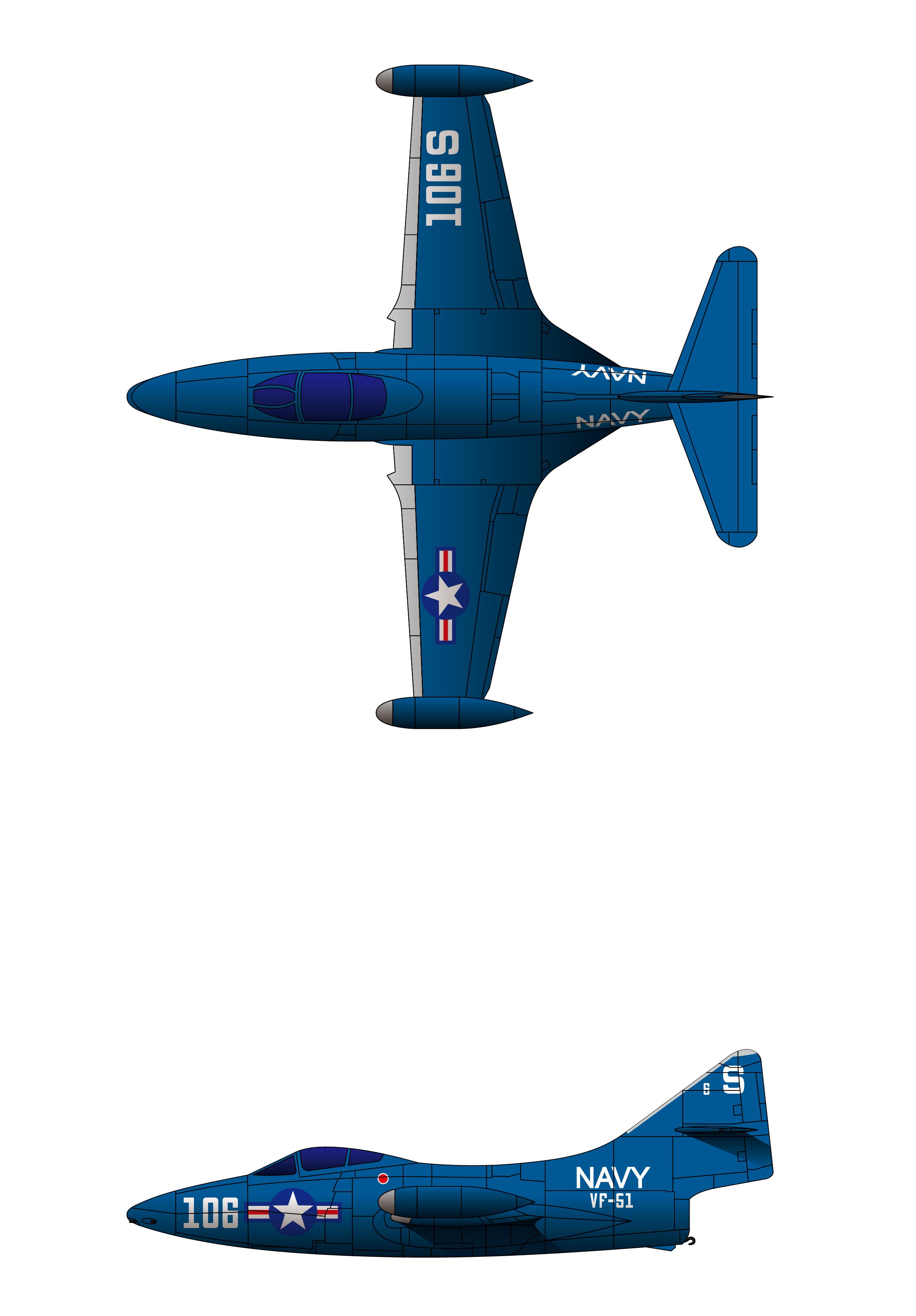 美国第一款舰载喷气战斗机,美国现役双发重型舰载战斗机