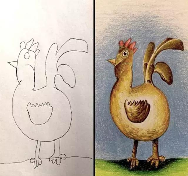 老爸爆改女儿的灵魂涂鸦，登上TED，创造出最有爱的艺术合作！