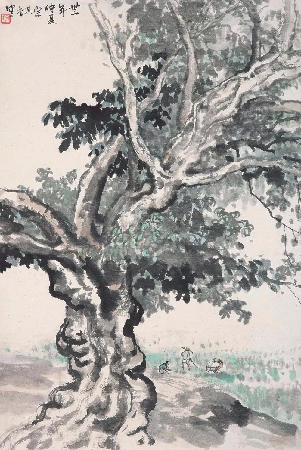 水墨画夜景欣赏,画夜景最好的中国画