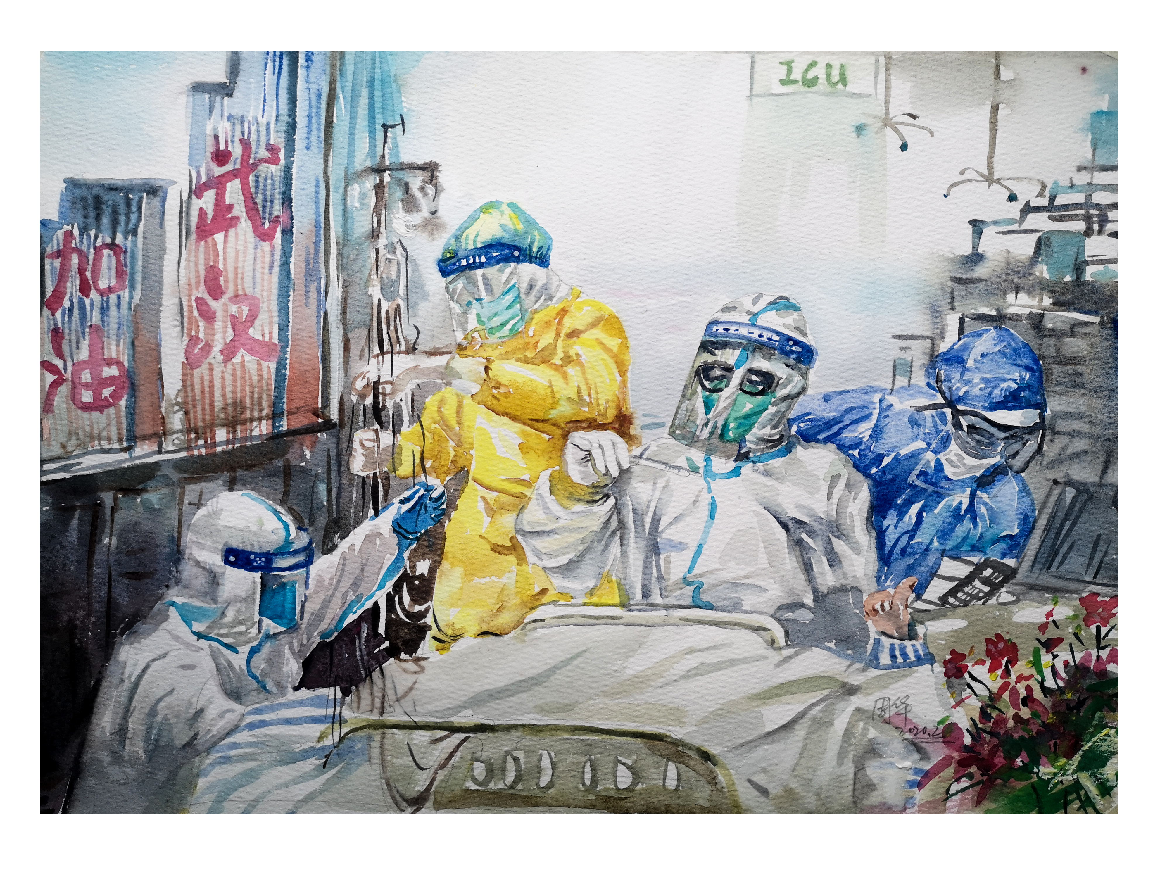 疫情防控优秀少儿美术创意作品展,以笔为剑抗击疫情