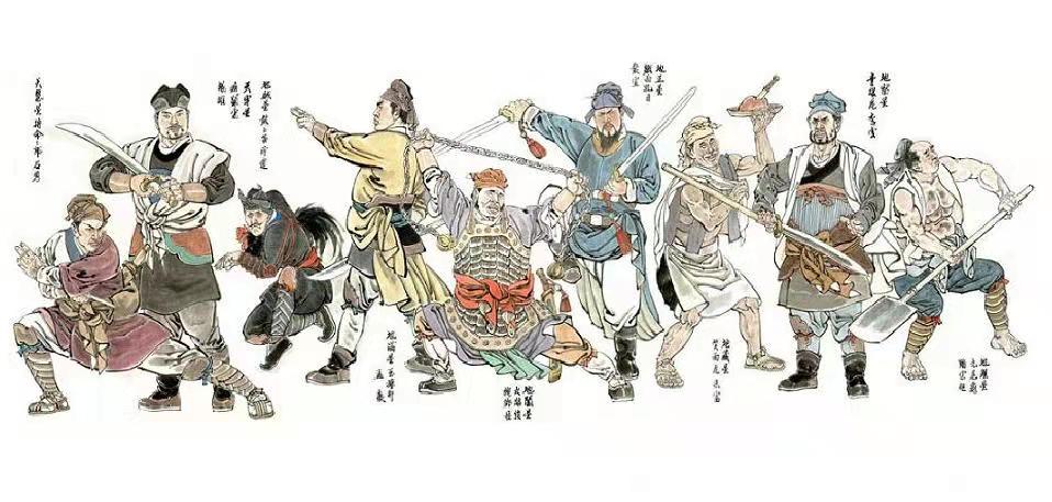 水浒传中鲁智深的性格及剧情分析,水浒好汉鲁智深最后的结局