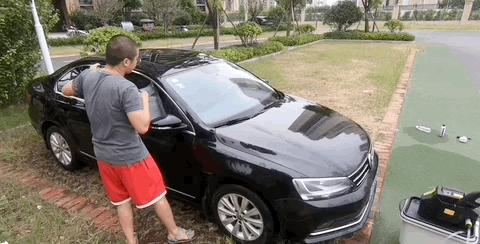 高层小区自己洗车视频全教程,在家洗车怎么洗最省钱