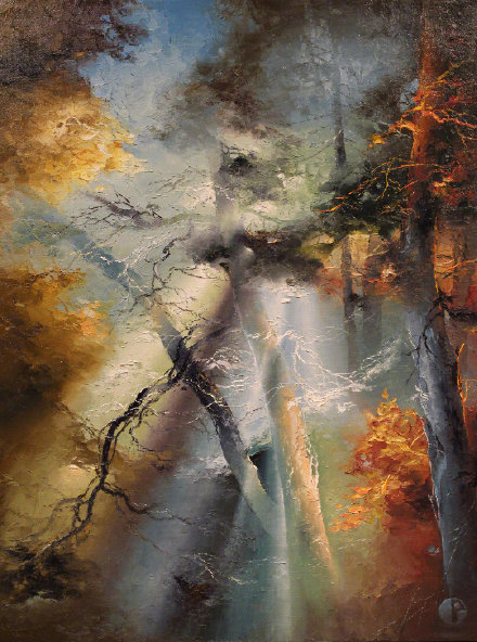 顶级的午后阳光风景油画,央美油画表现风格风景作品欣赏