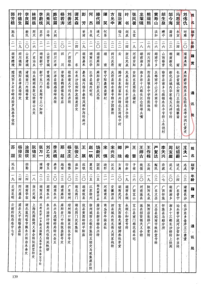 黄埔军校耒阳陆姓学员名单,黄埔军校耒阳学员五期名单