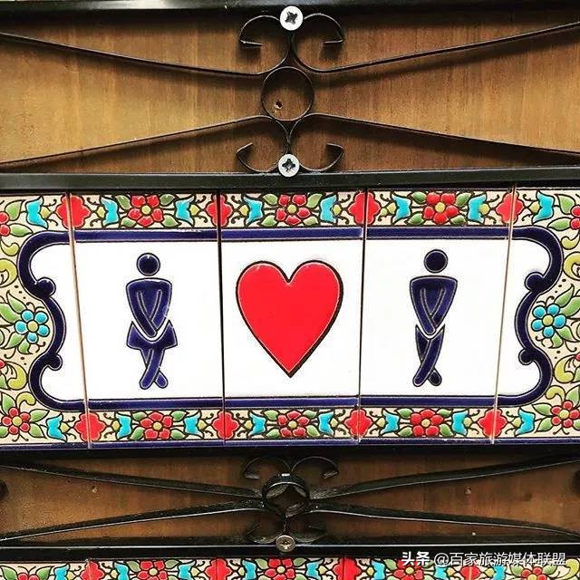 男女厕所的标志照片,男女厕所英文标志图