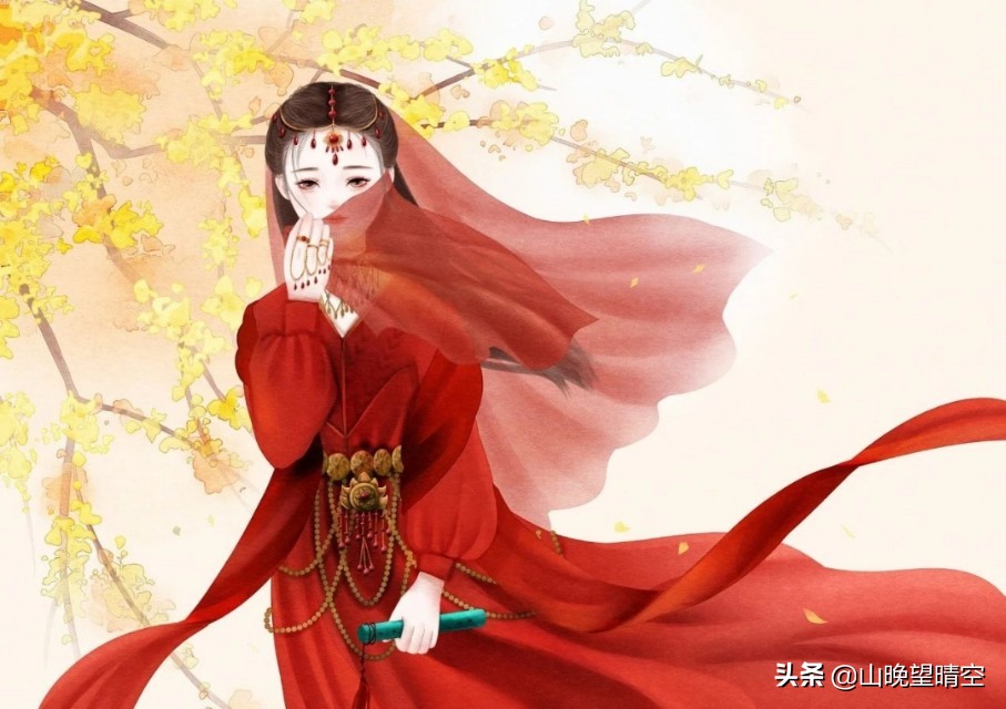 春日诗词的少女，巧笑倩兮如春花！