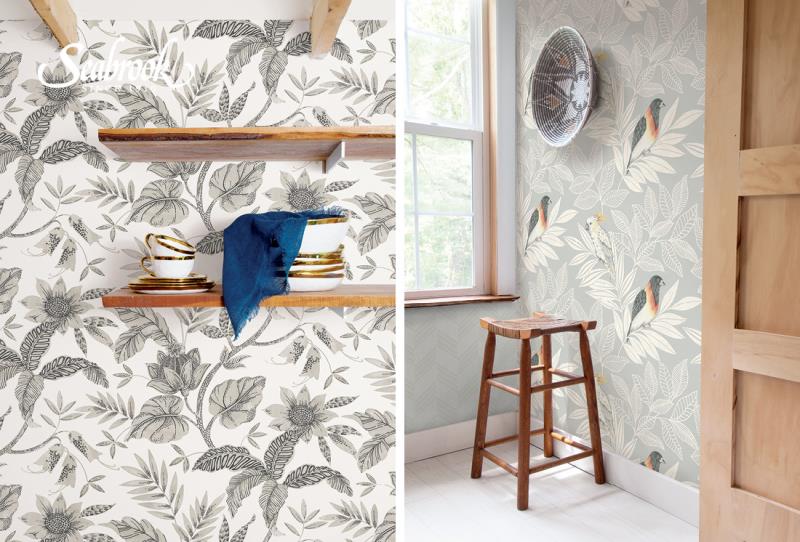 适合轻奢风格的墙纸,这年最流行的墙纸