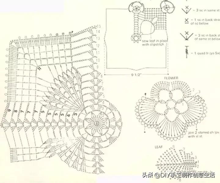 钩餐桌垫,钩餐桌垫视频教程