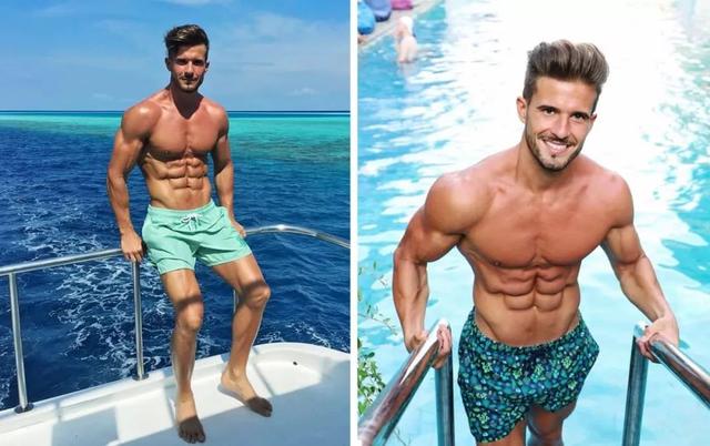 西班牙健身界新星,西班牙健美肌肉帅哥