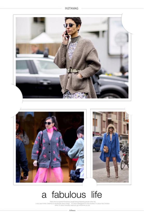 冬天带帽中长款针织开衫怎么搭配,针织开衫保暖又好穿女人味十足