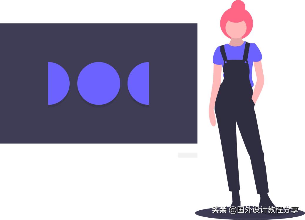 扁平矢量插画色彩教程,扁平矢量家具插画