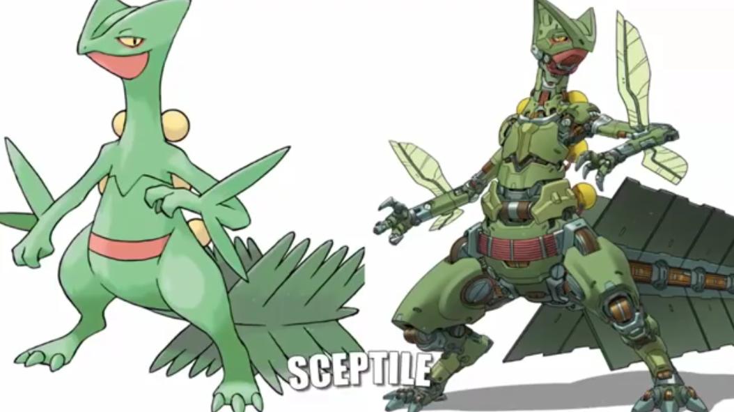 当宝可梦邂逅高达：班基拉斯化身机械哥斯拉，水箭龟帅气威猛