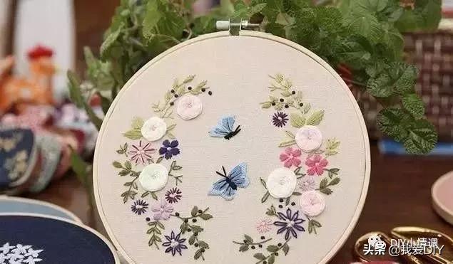 刺绣新手一步一步刺绣花,超详细的漂亮小花刺绣教程