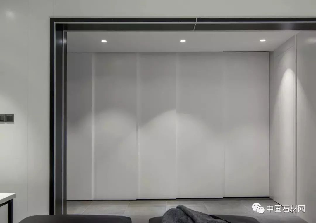 现代简约全屋大理石别墅效果图,轻奢风装修大理石别墅图片