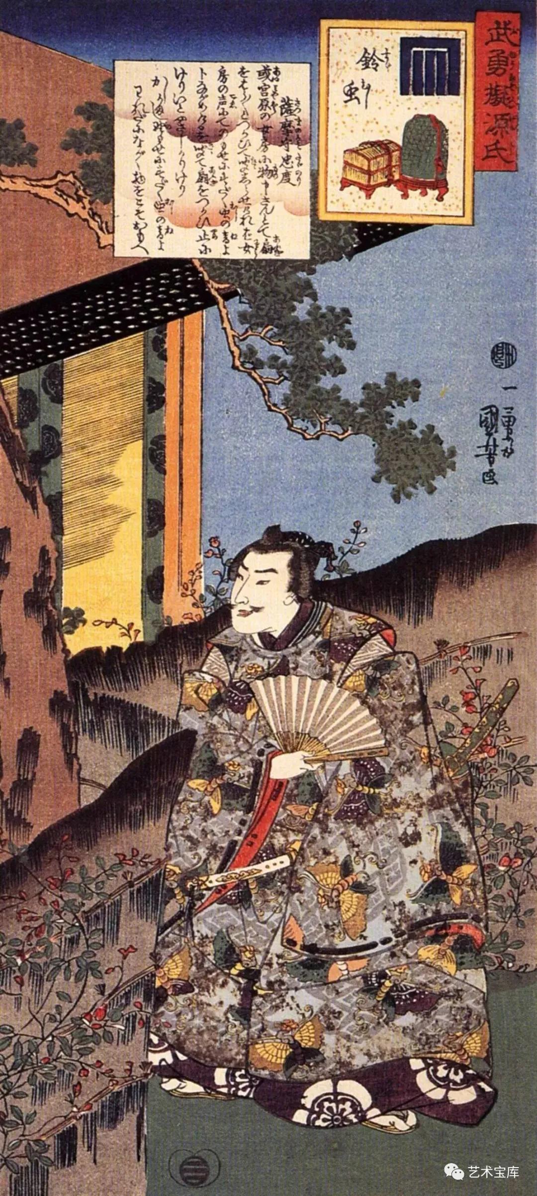 歌川国芳浮世绘中的源氏物语,西方美术史的画家