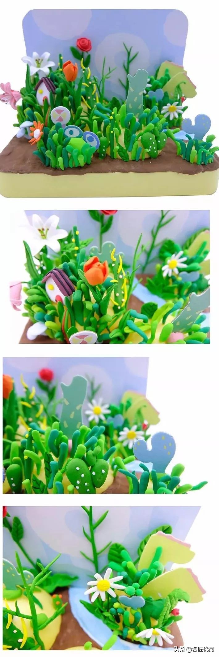 好玩又好看的粘土手工,简单的国庆节粘土手工方案