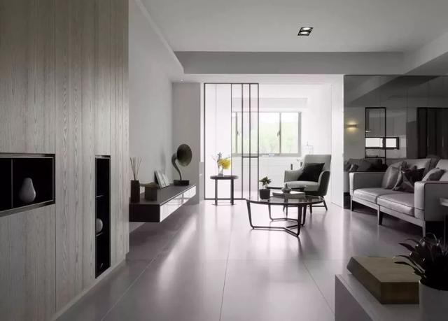简约灰色地砖配什么沙发,简约的灰色地砖贴得真好看