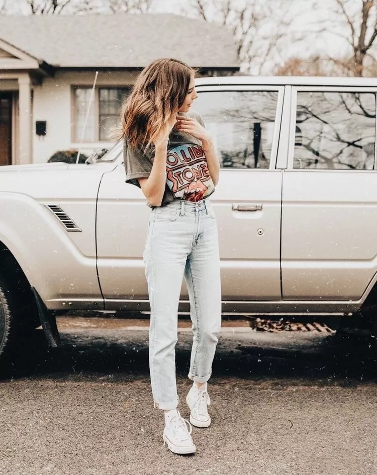 帆布鞋最潮流的搭配方式,经典的帆布鞋这样搭配最舒服