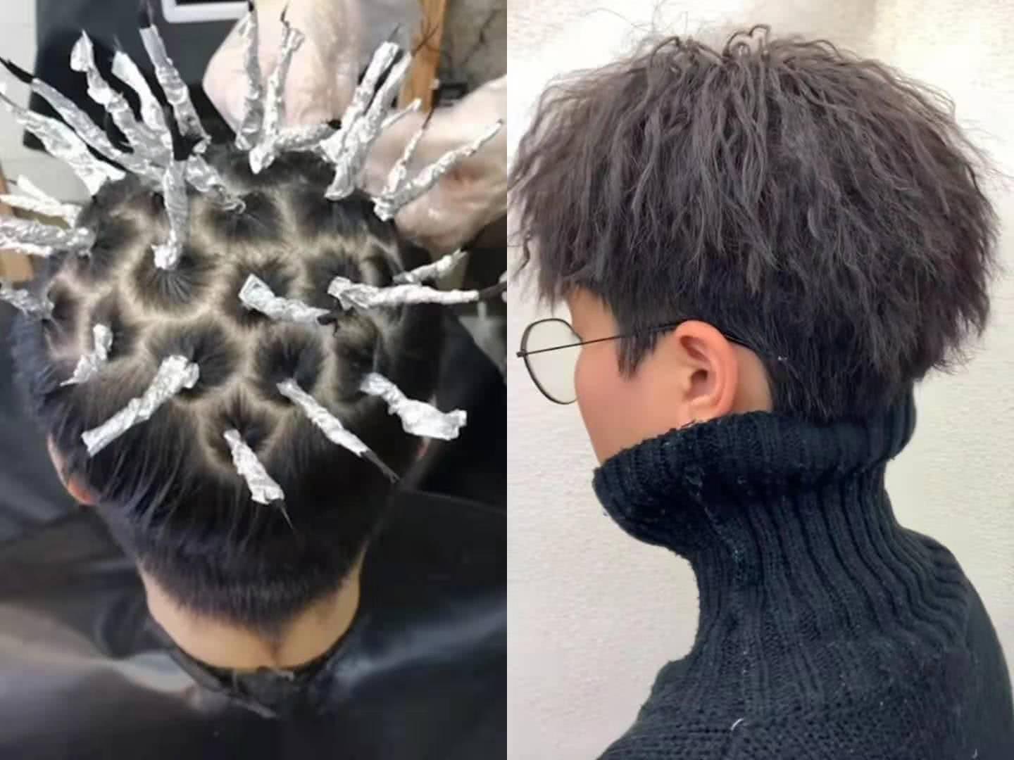 送给渣男渣女大波浪啥意思,渣男锡纸烫渣女大波浪原视频